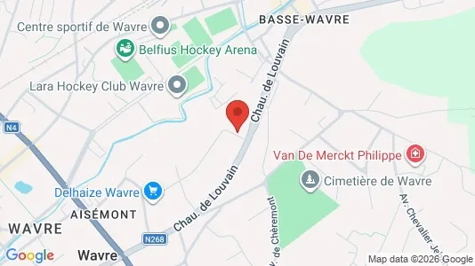Apartments for rent i Waver - kort over placeringen