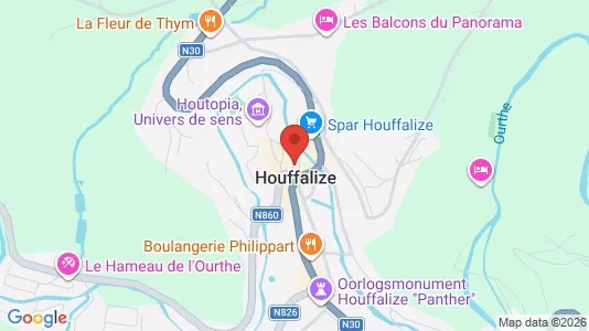 Apartments for rent i Houffalize - kort over placeringen