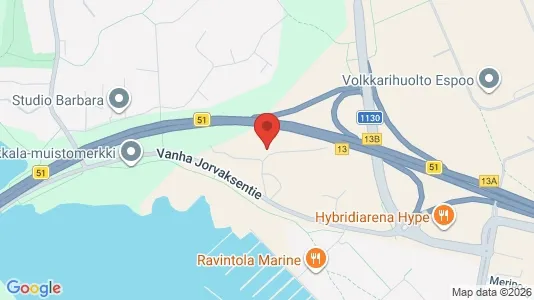 Apartments for rent i Espoo - kort over placeringen