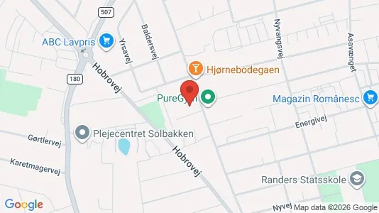 Apartments for rent i Randers NV - kort over placeringen