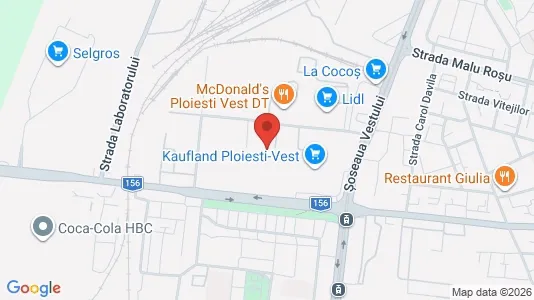 Apartments for rent i Ploieşti - kort over placeringen