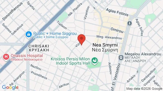 Apartments for rent i Nea Smyrni - kort over placeringen