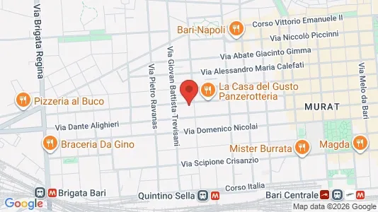 Rooms for rent i Bari - kort over placeringen