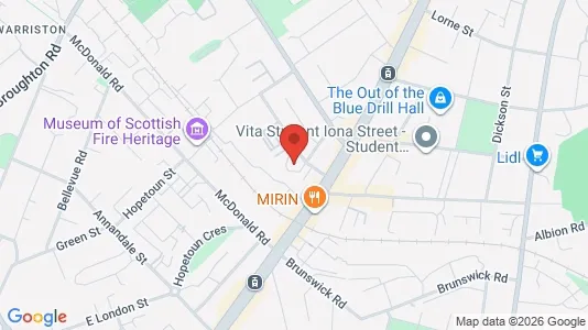 Apartments for rent i Edinburgh - Midlothian - kort over placeringen