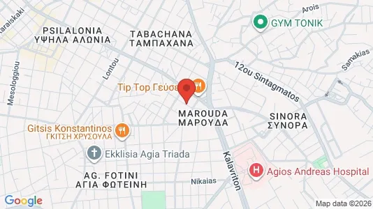 Apartments for rent i Patras - kort over placeringen