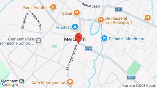 Apartments for rent i Merchtem - kort over placeringen