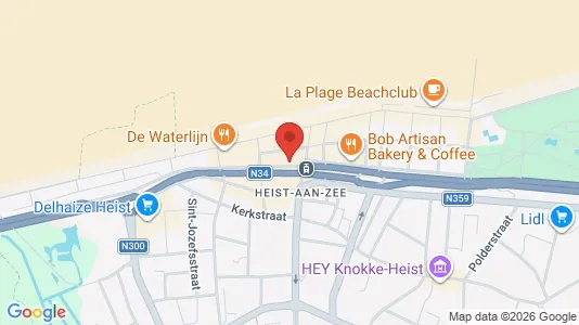 Apartments for rent i Knokke-Heist - kort over placeringen