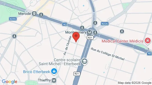 Apartments for rent in Brussels Etterbeek - Photo from Google Street View