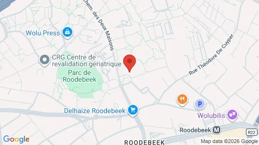Apartments for rent i Brussels Sint-Lambrechts-Woluwe - kort over placeringen