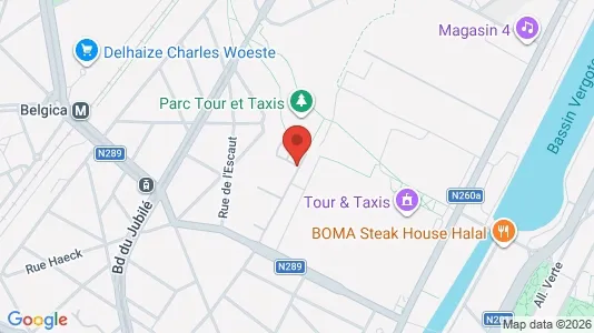 Apartments for rent i Stad Brussel - kort over placeringen