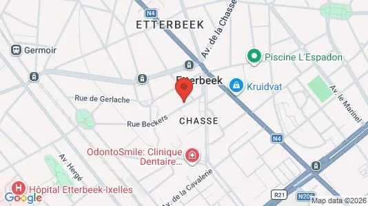 Apartments for rent in Brussels Etterbeek - Photo from Google Street View