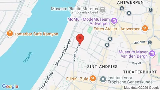 Apartments for rent i Stad Antwerp - kort over placeringen