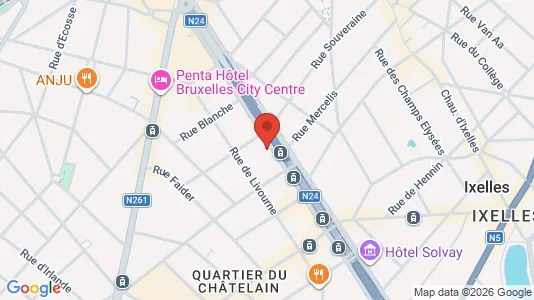 Apartments for rent in Brussels Elsene - Photo from Google Street View