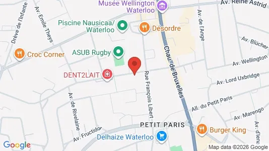 Apartments for rent i Waterloo - kort over placeringen