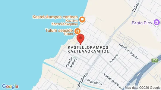 Apartments for rent i Patras - kort over placeringen