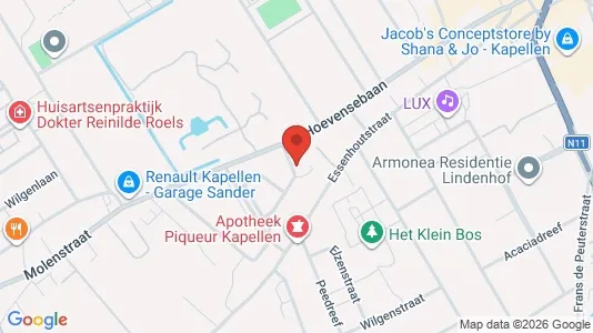 Apartments for rent i Kapellen - kort over placeringen