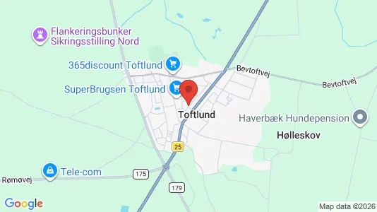 Apartments for rent i Toftlund - kort over placeringen