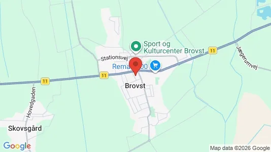 Apartments for rent i Brovst - kort over placeringen