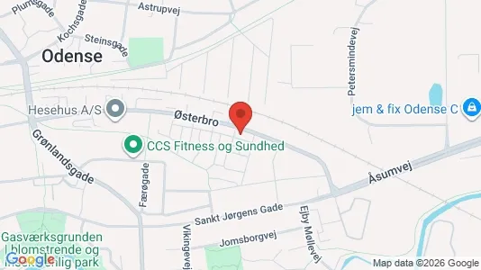 Apartments for rent in Odense C - Photo from Google Street View
