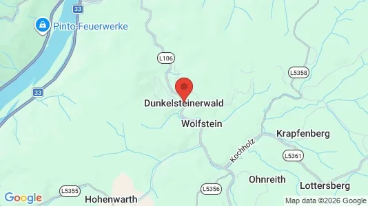 Apartments for rent i Dunkelsteinerwald - kort over placeringen