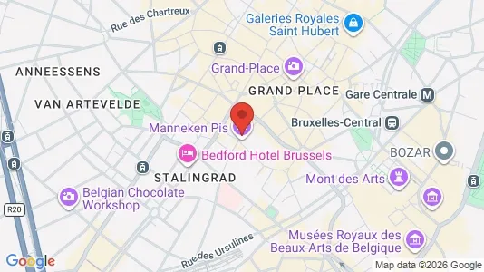 Apartments for rent i Stad Brussel - kort over placeringen