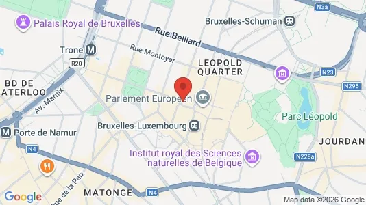 Apartments for rent i Brussels Elsene - kort over placeringen
