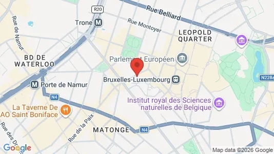 Apartments for rent i Brussels Elsene - kort over placeringen