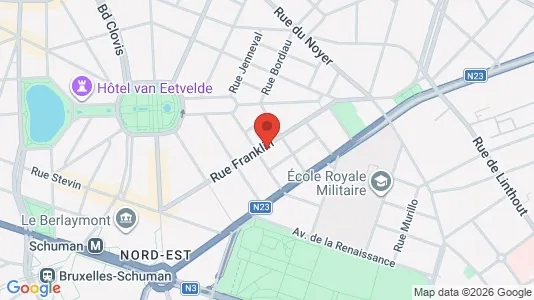 Apartments for rent i Stad Brussel - kort over placeringen