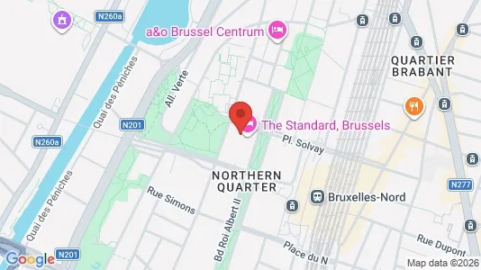 Apartments for rent i Stad Brussel - kort over placeringen