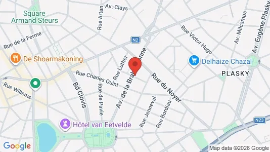 Apartments for rent i Stad Brussel - kort over placeringen