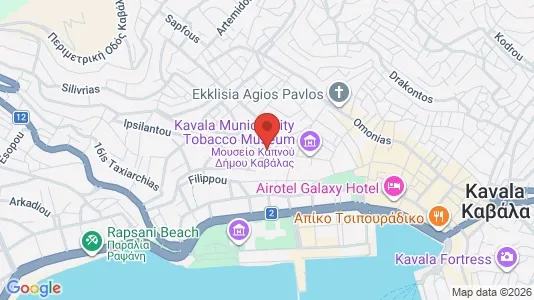 Apartments for rent i Kavala - kort over placeringen