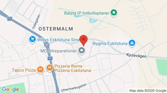 Apartments for rent i Eskilstuna - kort over placeringen