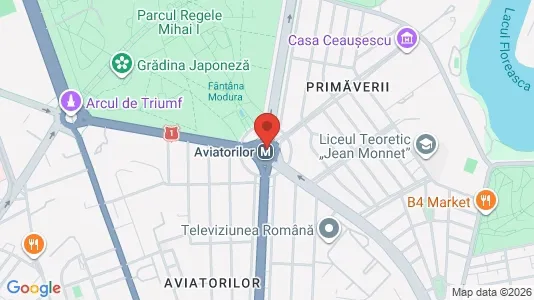 Apartments for rent i Bucharest - Sectorul 1 - kort over placeringen