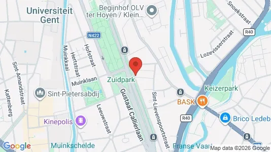Apartments for rent i Stad Gent - kort over placeringen