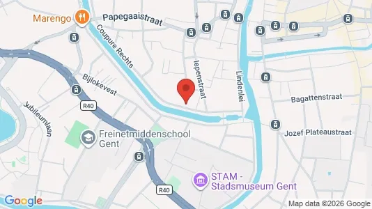 Apartments for rent i Stad Gent - kort over placeringen