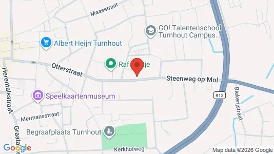 Apartments for rent i Turnhout - kort over placeringen