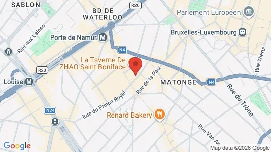 Apartments for rent i Brussels Elsene - kort over placeringen