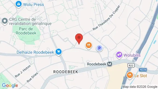 Apartments for rent i Brussels Sint-Lambrechts-Woluwe - kort over placeringen