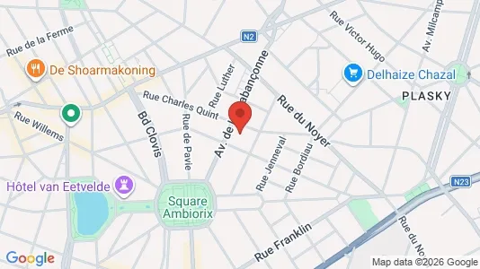 Apartments for rent i Stad Brussel - kort over placeringen