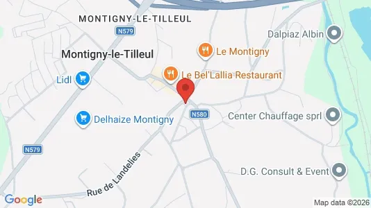 Apartments for rent i Montigny-le-Tilleul - kort over placeringen