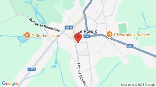 Apartments for rent i Le Roeulx - kort over placeringen