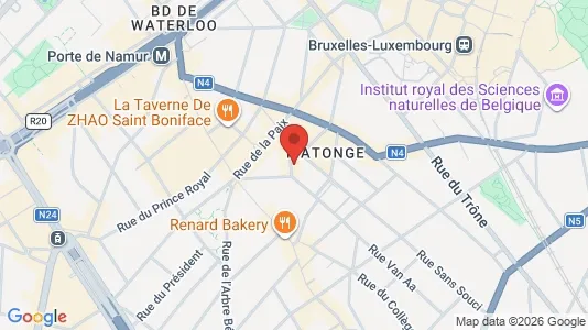 Apartments for rent i Brussels Elsene - kort over placeringen