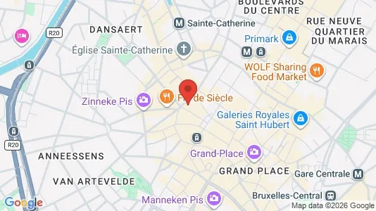 Apartments for rent i Stad Brussel - kort over placeringen