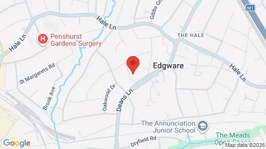 Apartments for rent i Edgware - Middlesex - kort over placeringen