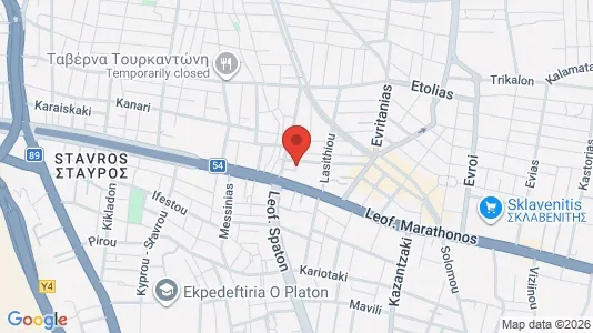 Apartments for rent i Agia Paraskevi - kort over placeringen