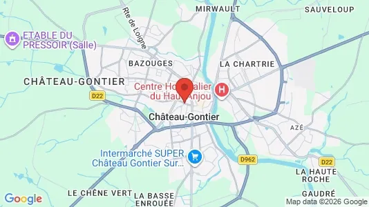 Apartments for rent in Château-Gontier - Photo from Google Street View