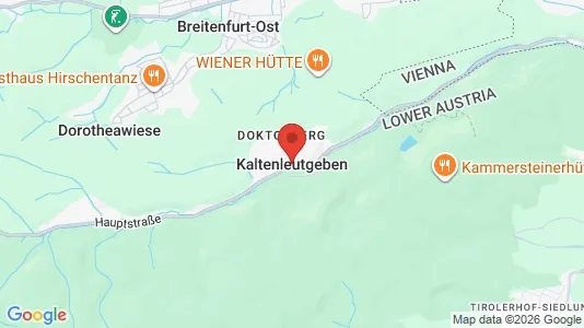 Apartments for rent i Kaltenleutgeben - kort over placeringen