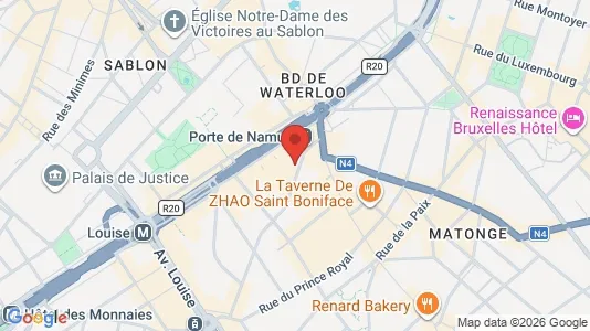 Apartments for rent i Brussels Elsene - kort over placeringen
