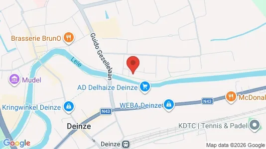Apartments for rent i Deinze - kort over placeringen