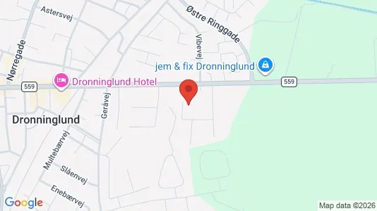 Apartments for rent i Dronninglund - kort over placeringen